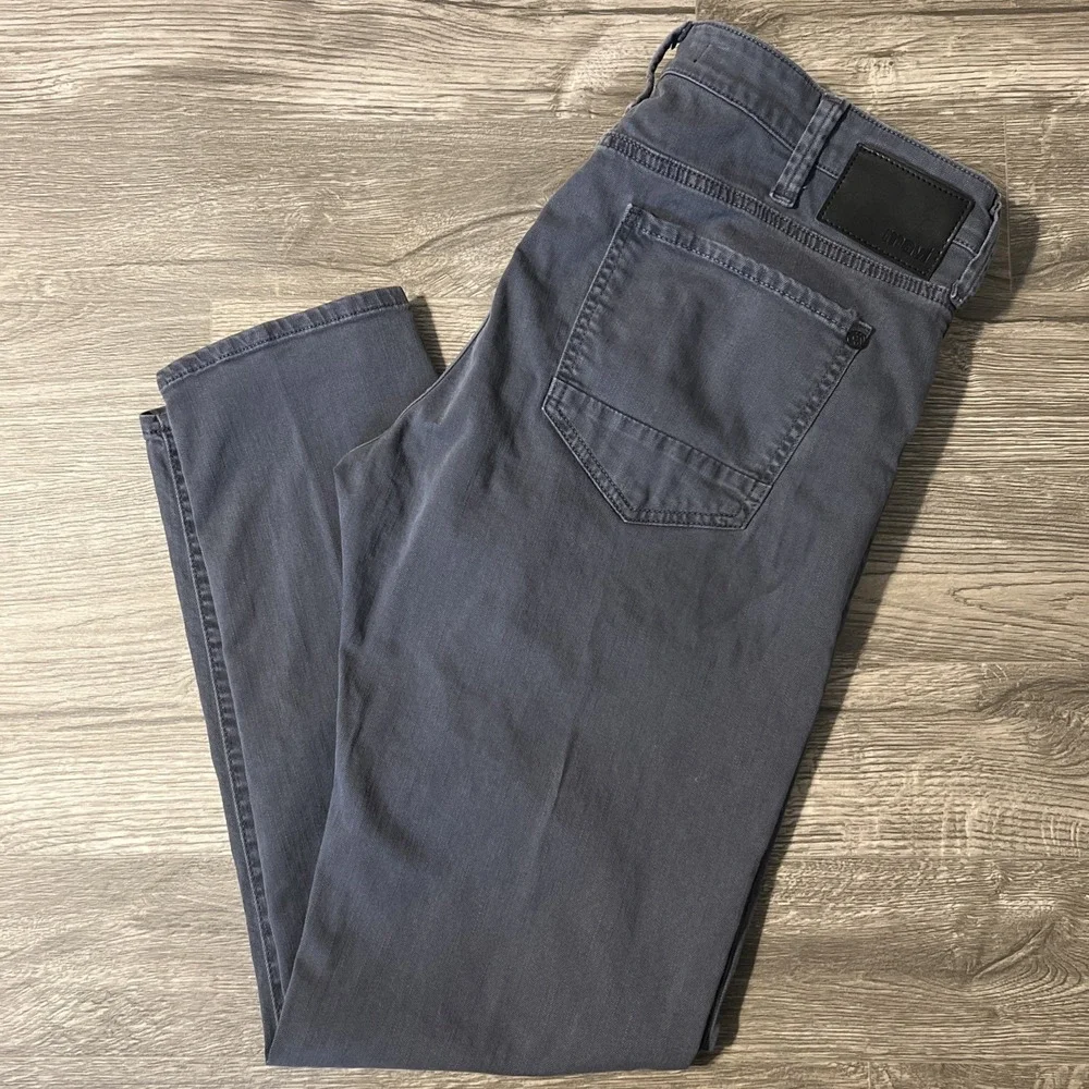 Mavi James Skinny Leg Dark Blue/Gray Stretch Men's Denim Jean Pants Size 38x32 - Picture 2 of 11